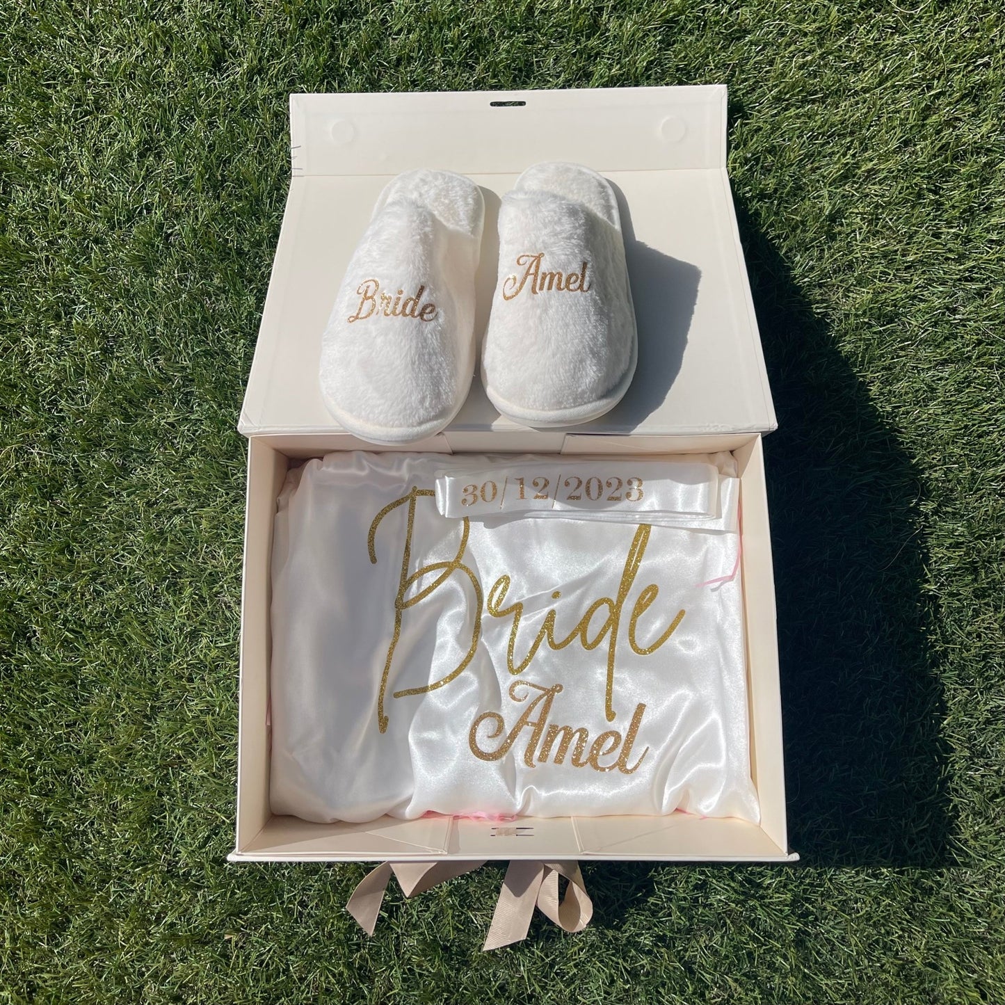 Box Personnalisée Peignoir + Chaussons - KlaMariage